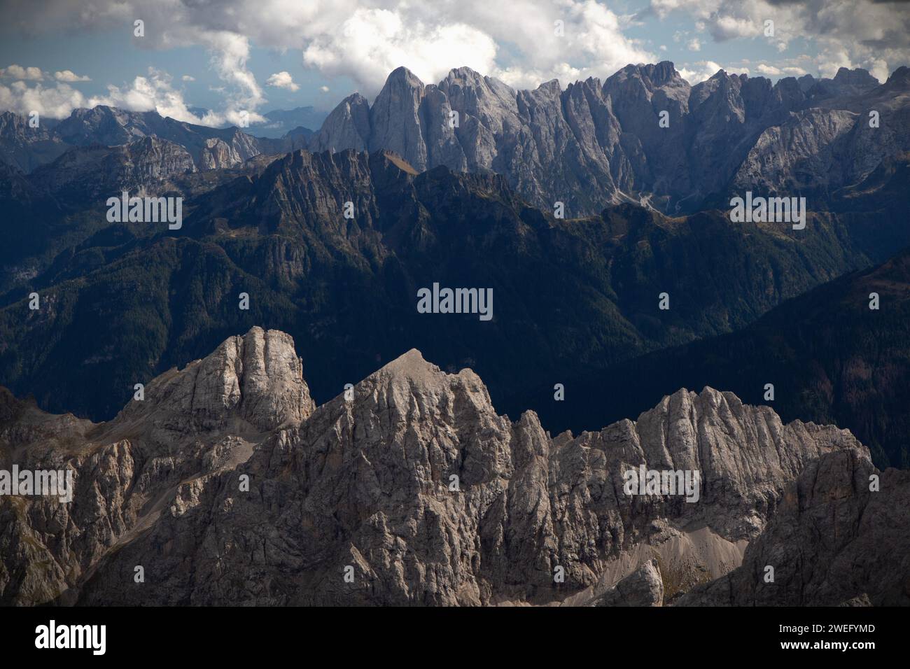 Dolomites Alta Via 2 Stock Photo