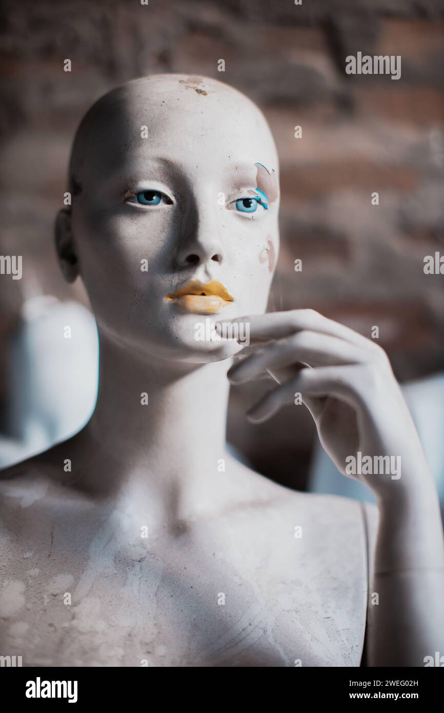 display model mannequin face portrait Stock Photo - Alamy