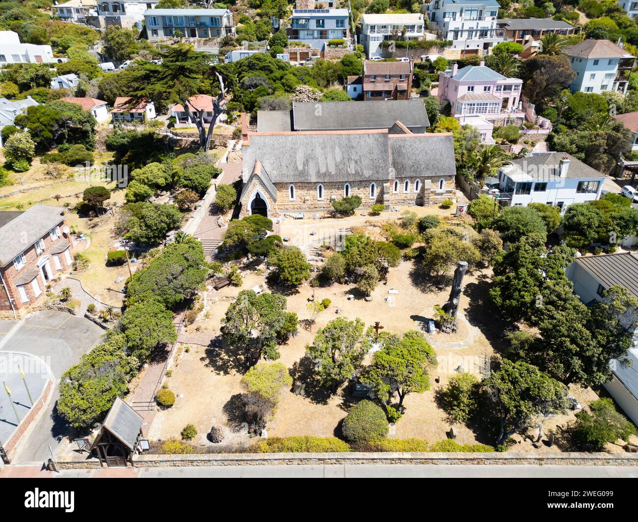 Holy Trinity Church, Anglican church, Kalk Bay, Cape Town, South Africa 7975 Stock Photo