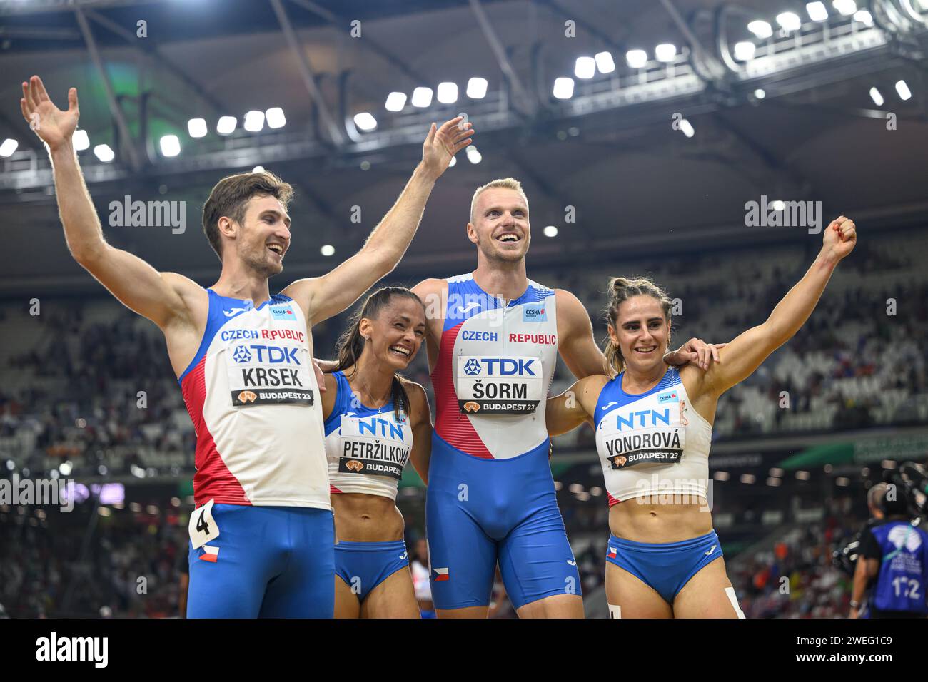 4×400 Relay Budapest 2025 Keith Duncan