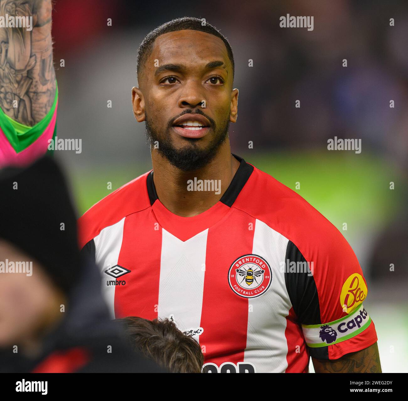 London, UK. 20th Jan, 2024 - Brentford v Nottingham Forest - Premier League - GTech Stadium. Brentford's Ivan Toney.                             Picture Credit: Mark Pain / Alamy Live News Stock Photo