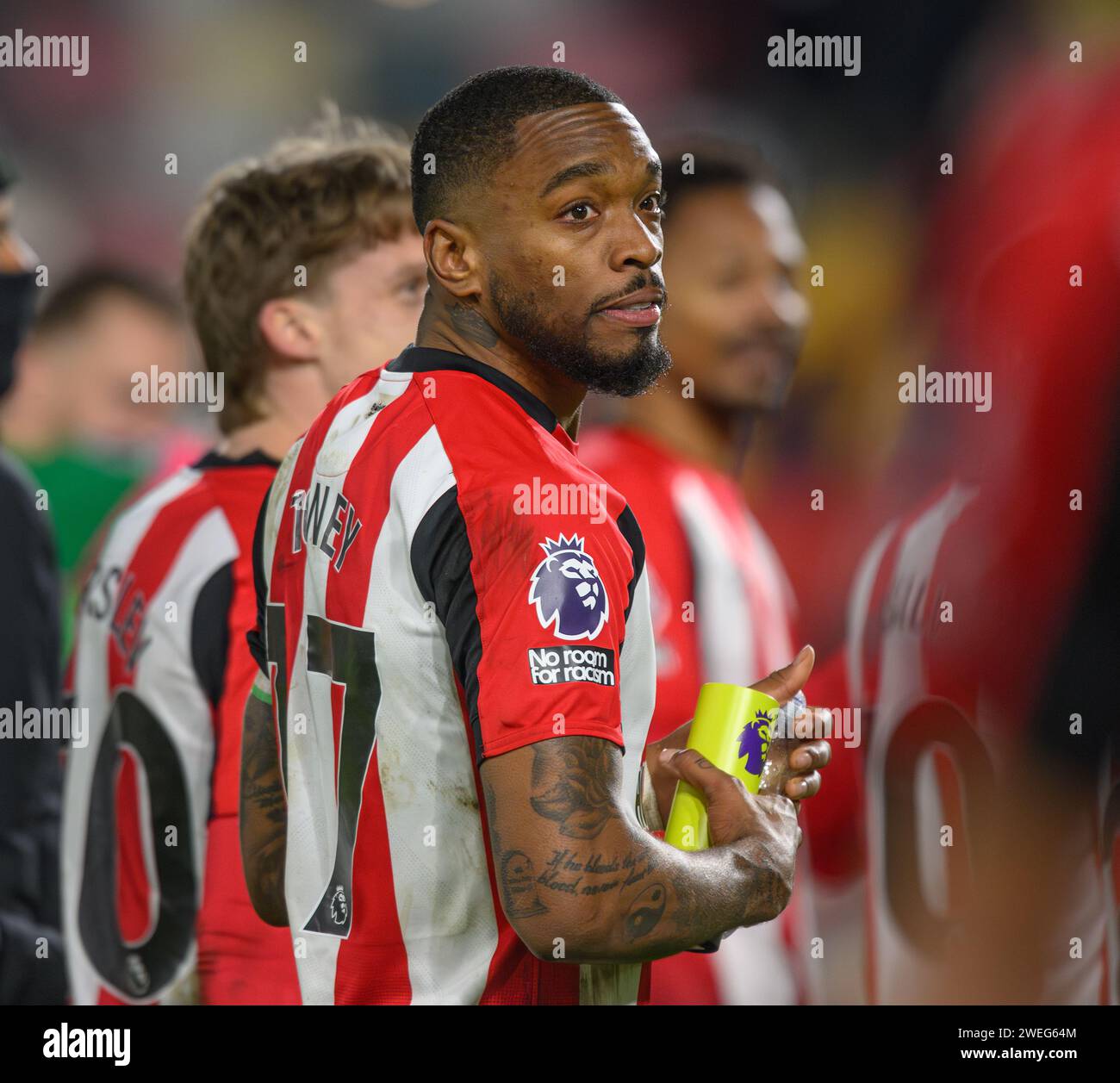 20 Jan 2024 - Brentford v Nottingham Forest - Premier League - GTech Stadium.  Brentford's Ivan Toney after the match. .  Picture : Mark Pain / Alamy Live News Stock Photo