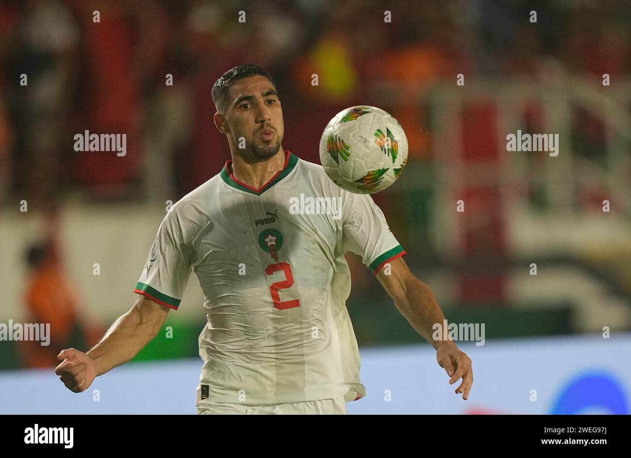 January 24 2024: Achraf Hakimi (Morocco) // during a African Cup