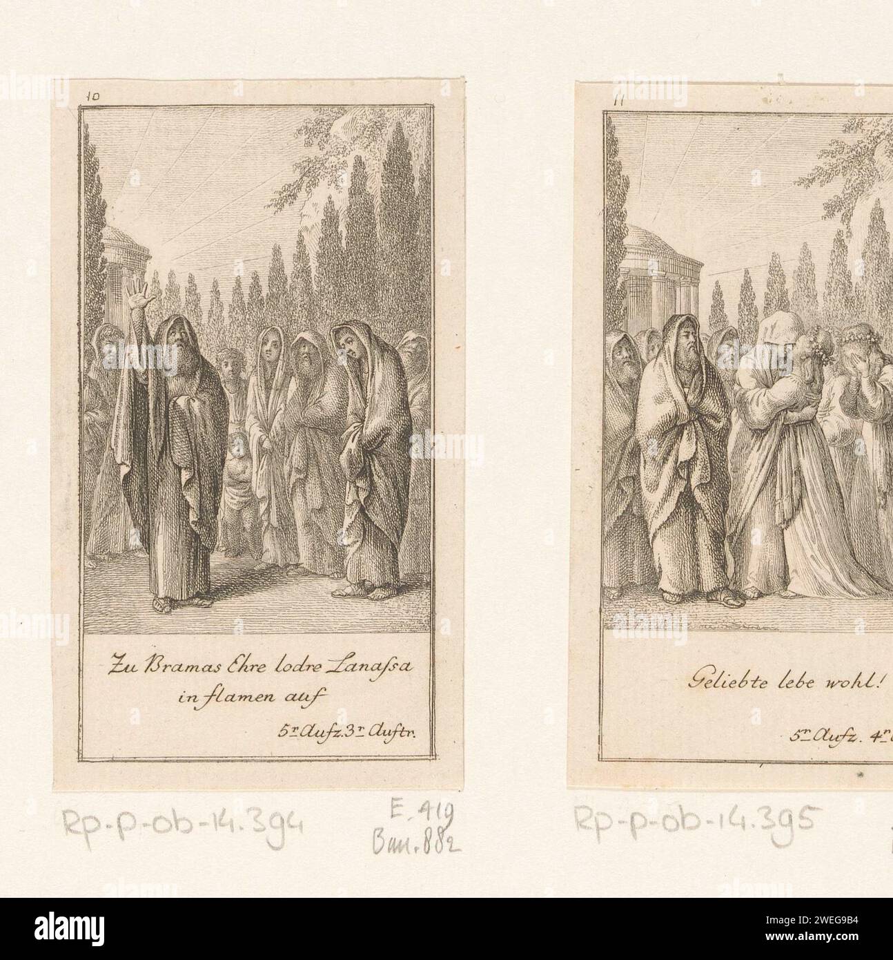 Oude Brahmaan starts the sacrificial ritual, Daniel Nikolaus ...