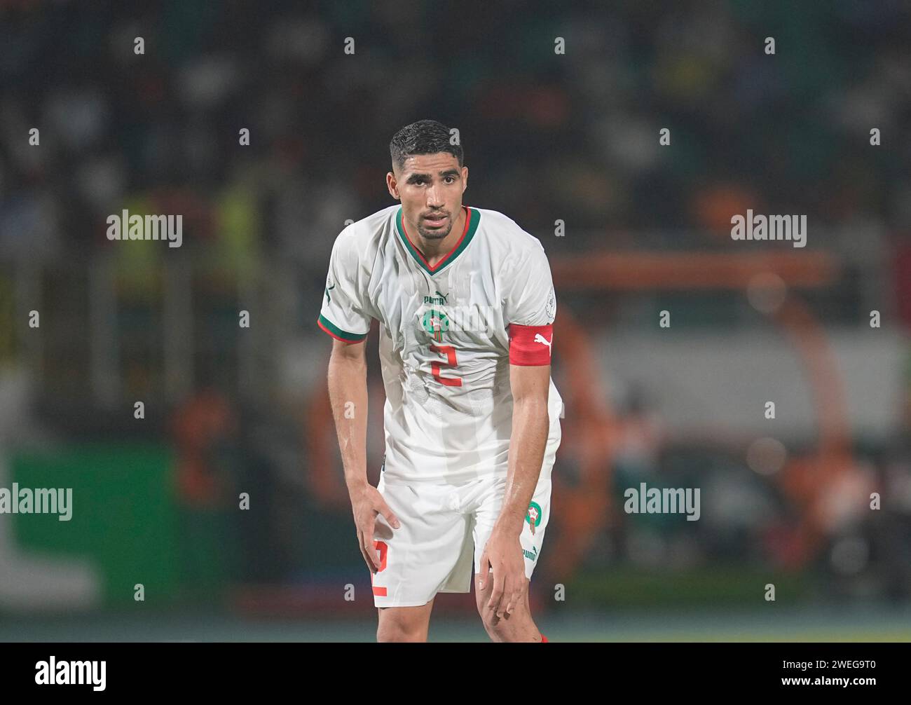 January 24 2024: Achraf Hakimi (Morocco) // during a African Cup