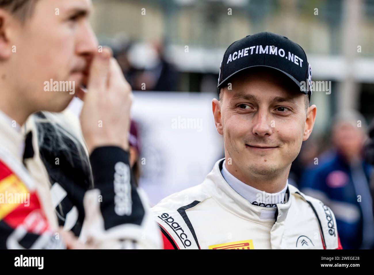 Gap, France. 25th Jan, 2024. DUNAND Arnaud, Citroen C3 Rally2, portrait ...