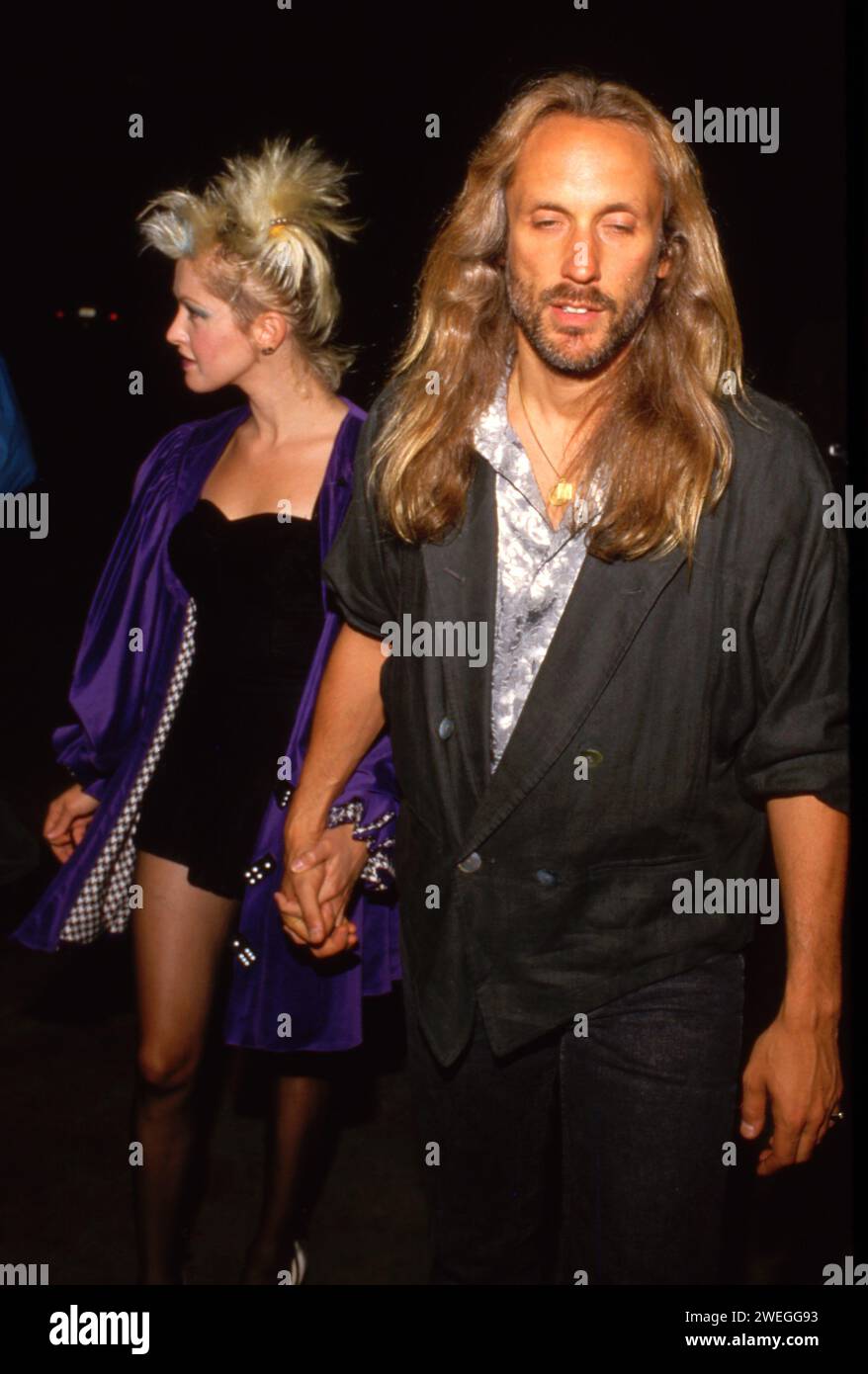 Cyndi Lauper and David Wolff Circa 1980's Credit Ralph Dominguez