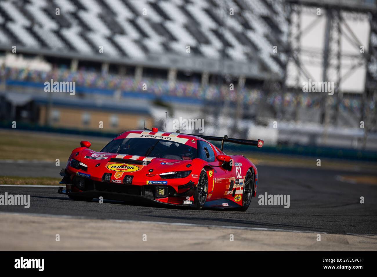 James Risi Florida Daytona Beach, Etats Unis. 25th Jan, 2024. 62 SERRA Daniel (bra), RIGON ...
