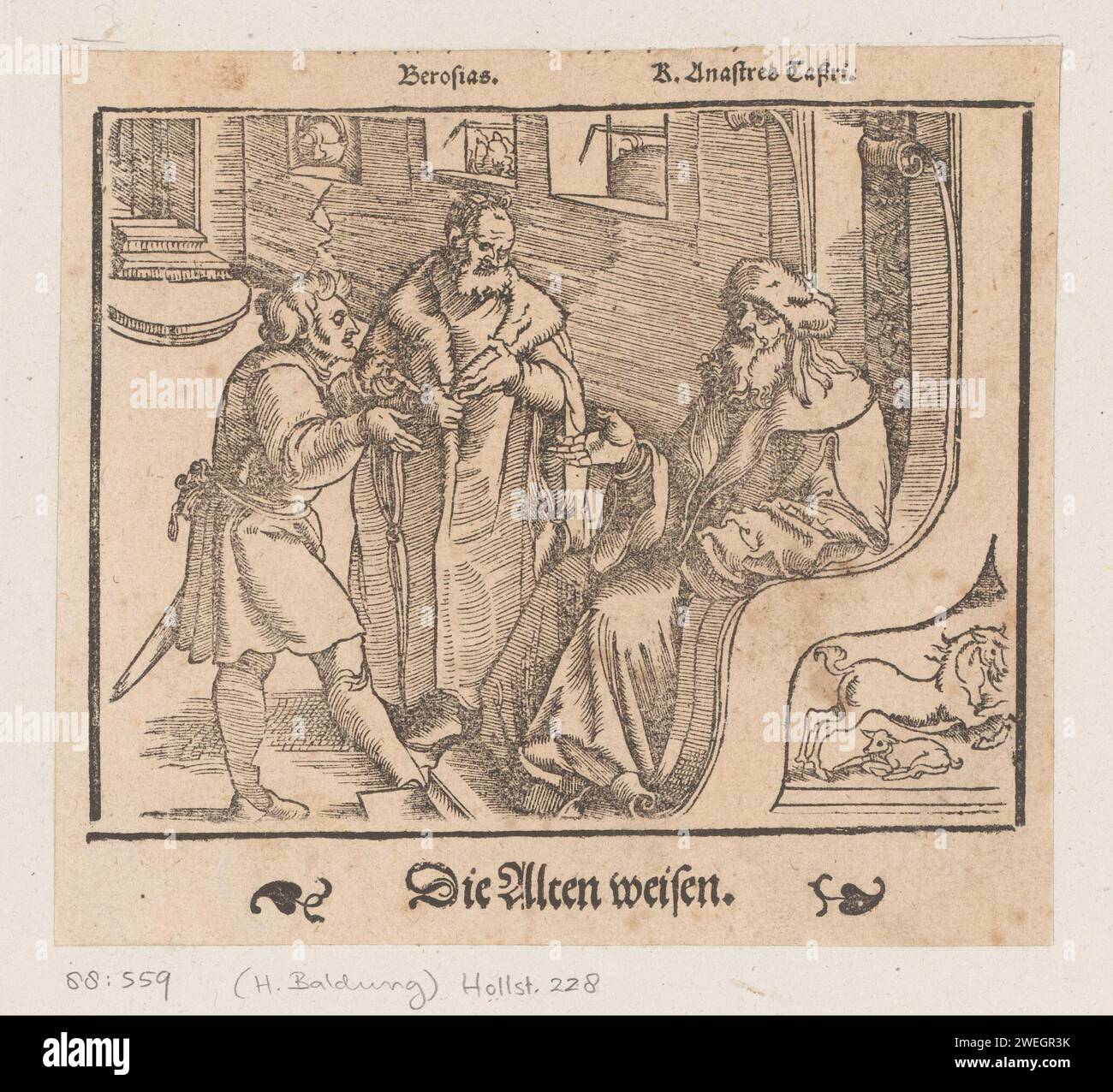Tenth: do not take a false witness over another, Anonymous, Hans ...