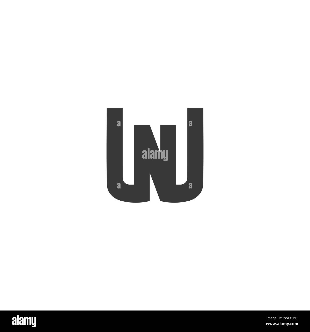 Alphabet Initials logo NW, WN, N and W Stock Vector Image & Art - Alamy