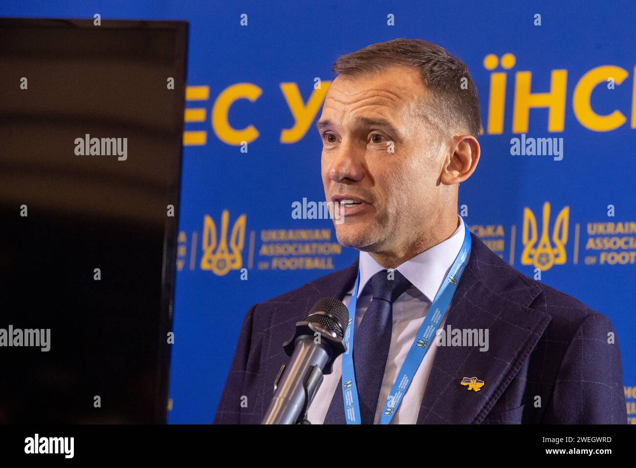 Kyiv Ukraine 25th Jan 2024 Kyiv Ukraine January 25 2024 Newly Kyiv Ukraine 25th Jan 2024 Kyiv Ukraine January 25 2024 Newly