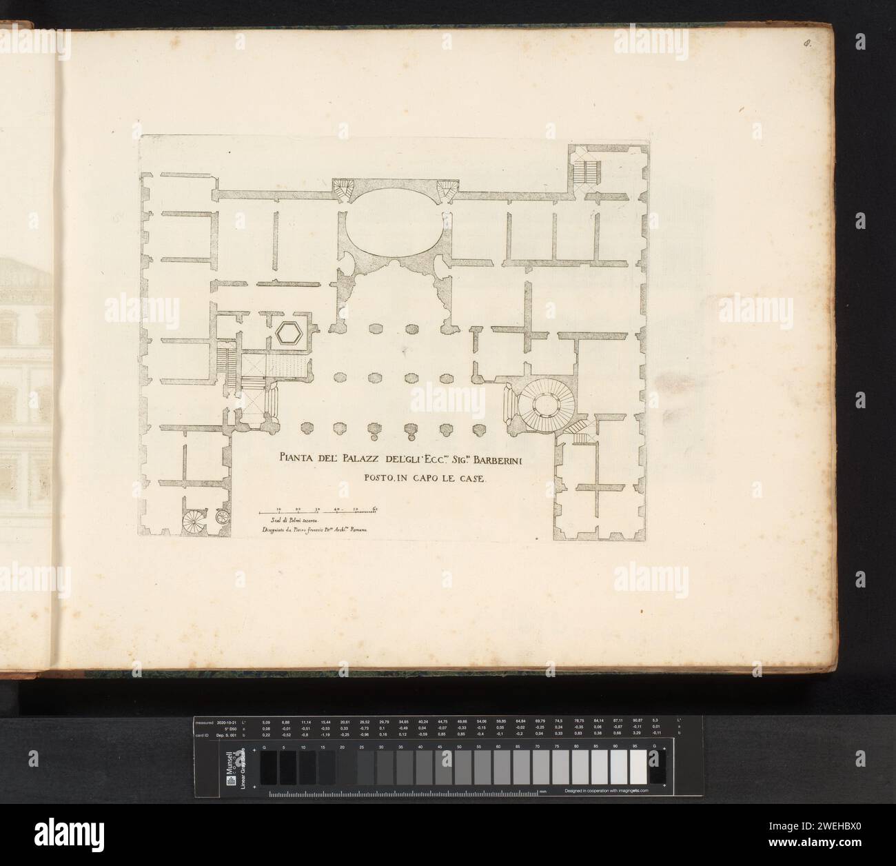 Plattegrond Van Palazzo Barberini, Giovanni Battista Fonda, After