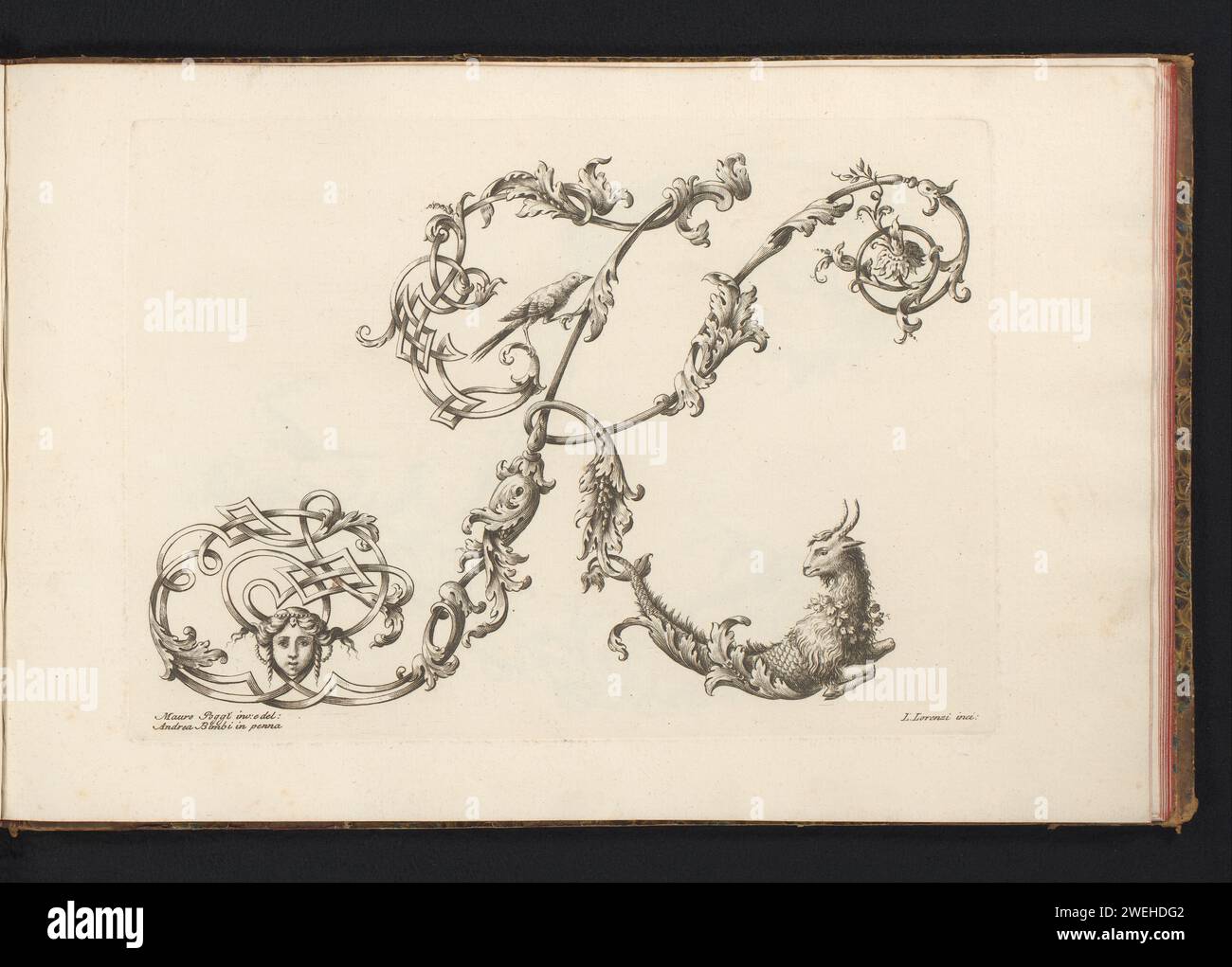 ONNALLY LETTER E, Lorenzo Lorenzi, After Mauro Poggi, After