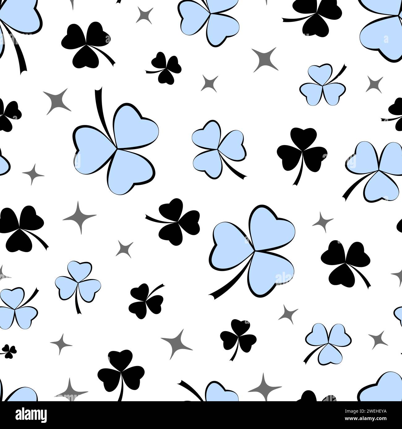 Seamless clover Stock Vector Images - Alamy