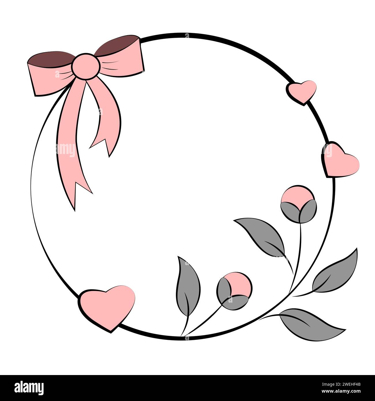 Bow shape flower Cut Out Stock Images & Pictures - Alamy
