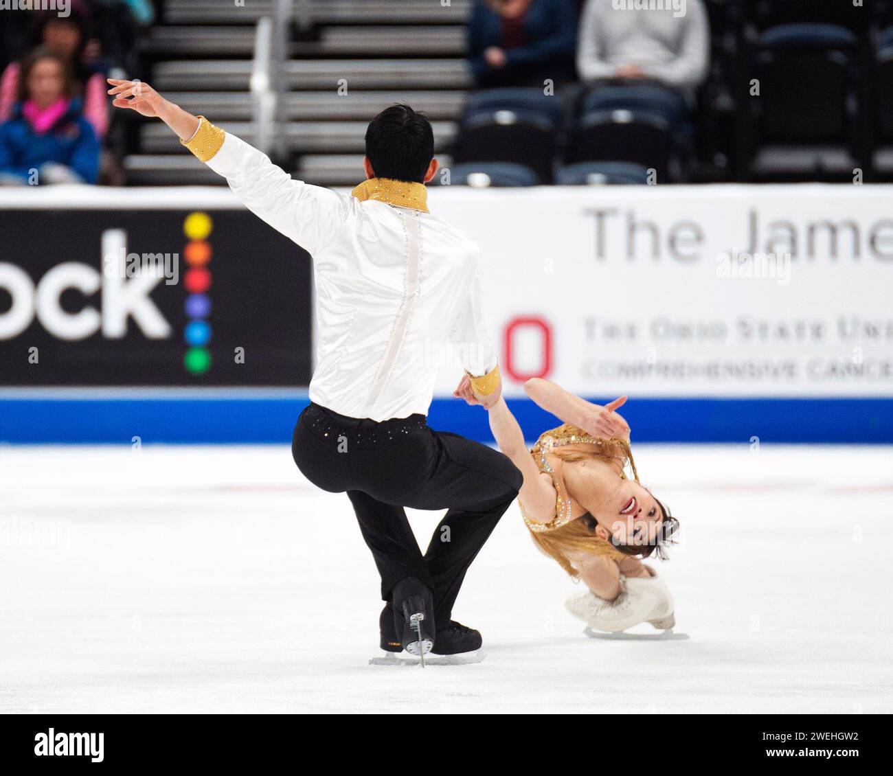 Columbus, Ohio, United States. 25th January, 2024. competes in the