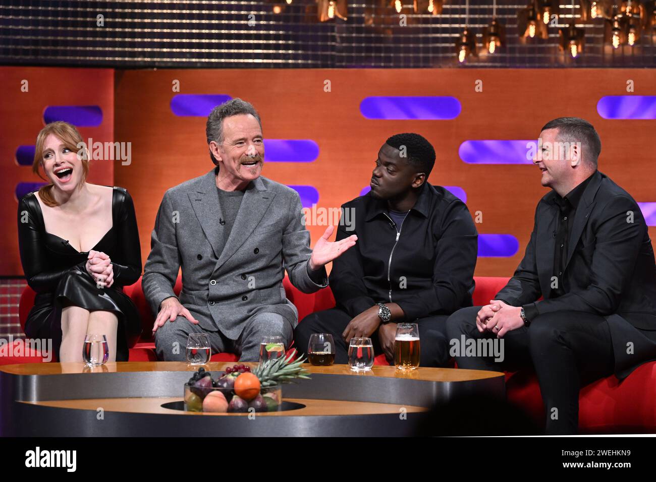 Editorial Use Only Bryce Dallas Howard Bryan Cranston Daniel Kaluuya And Kevin Bridges During