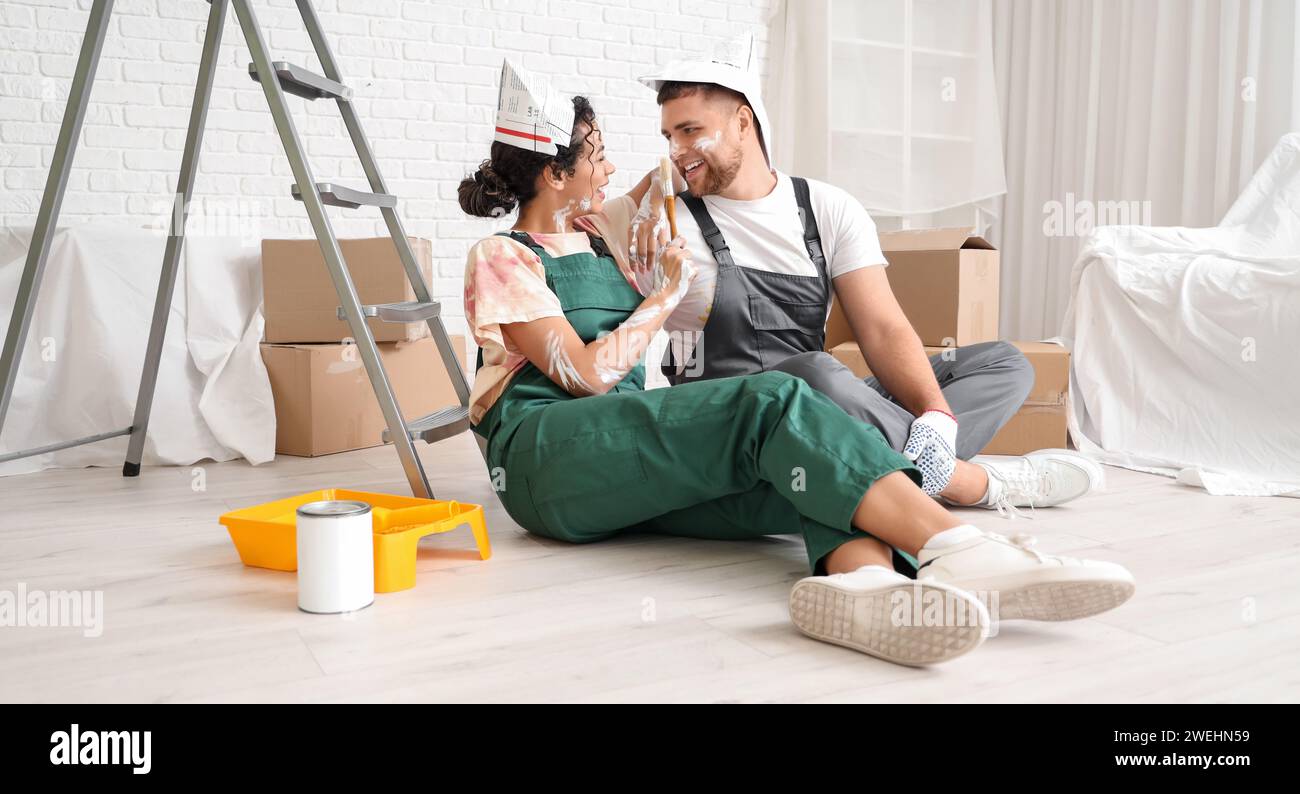 Repaired Fun Happy architect designer create hi-res stock photography and images - Alamy