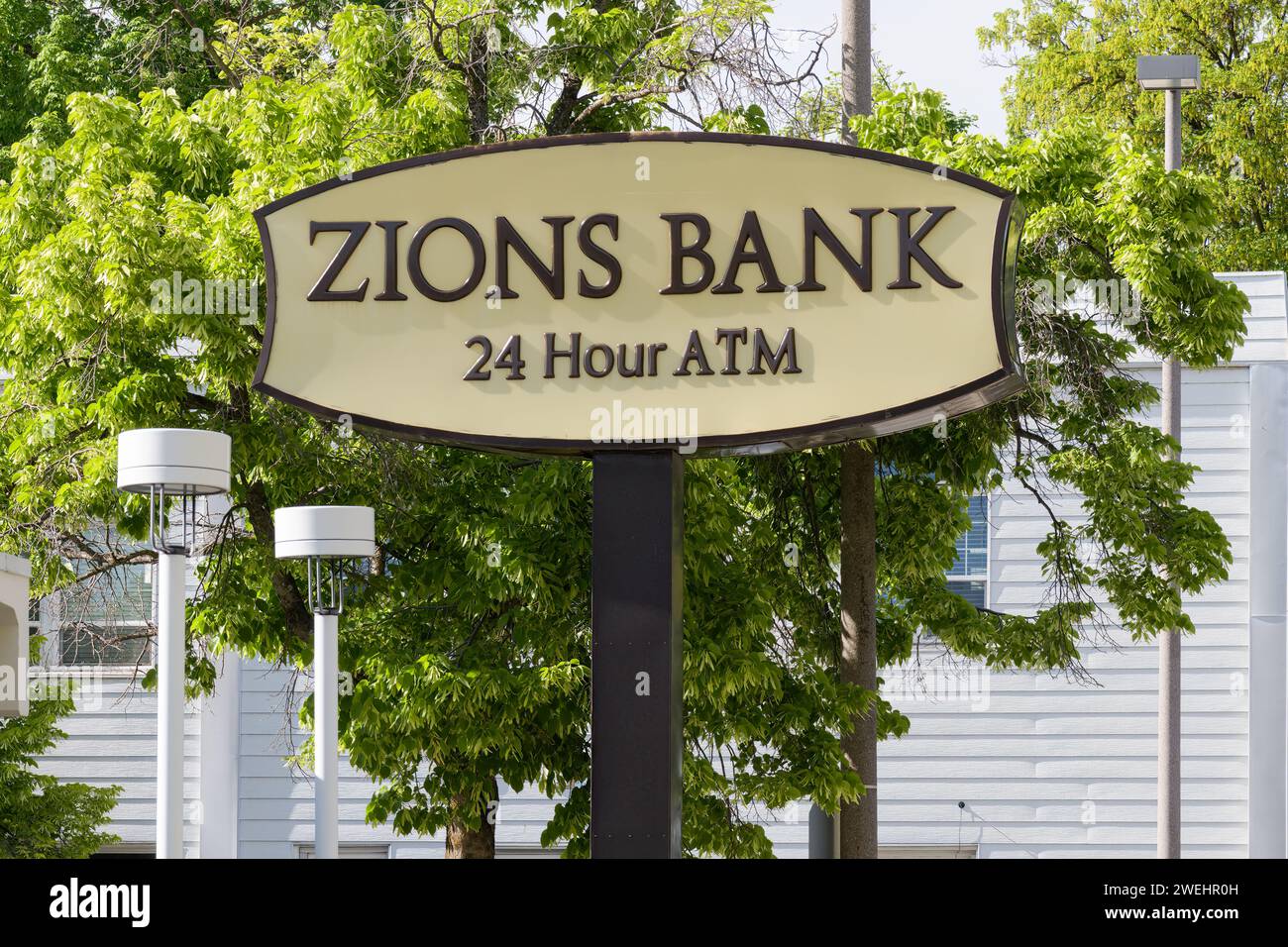 Moscow, ID, USA May 23, 2023; Intermountain West Zions Bank branch