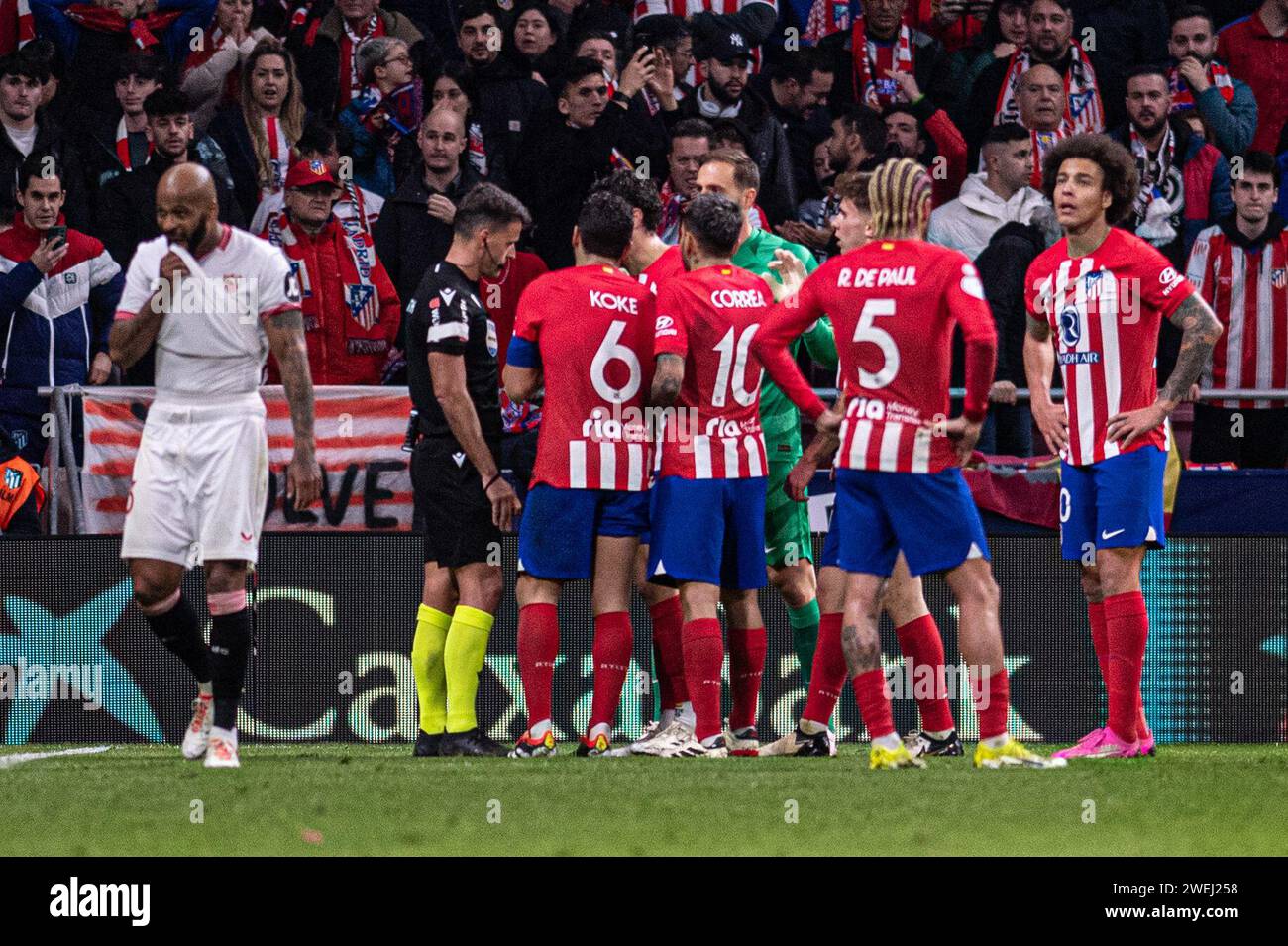 25th January 2024; Metropolitano Stadium, Madrid, Spain, Spanish Copa ...