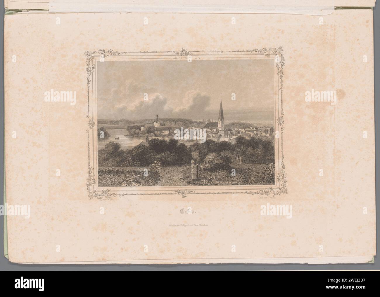 Tension Op Eutin Georg Michael Kurz 1847 Print Paper Engraving Etching City View In General Tension Op Eutin Georg Michael Kurz 1847 Print Paper Engraving Etching City View In General