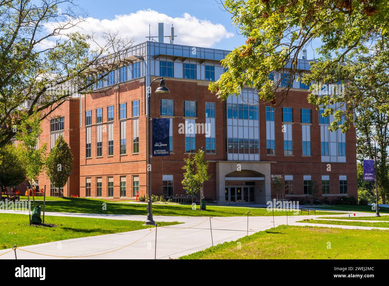 Boyer Hall, the largest academic building on the Messiah University ...