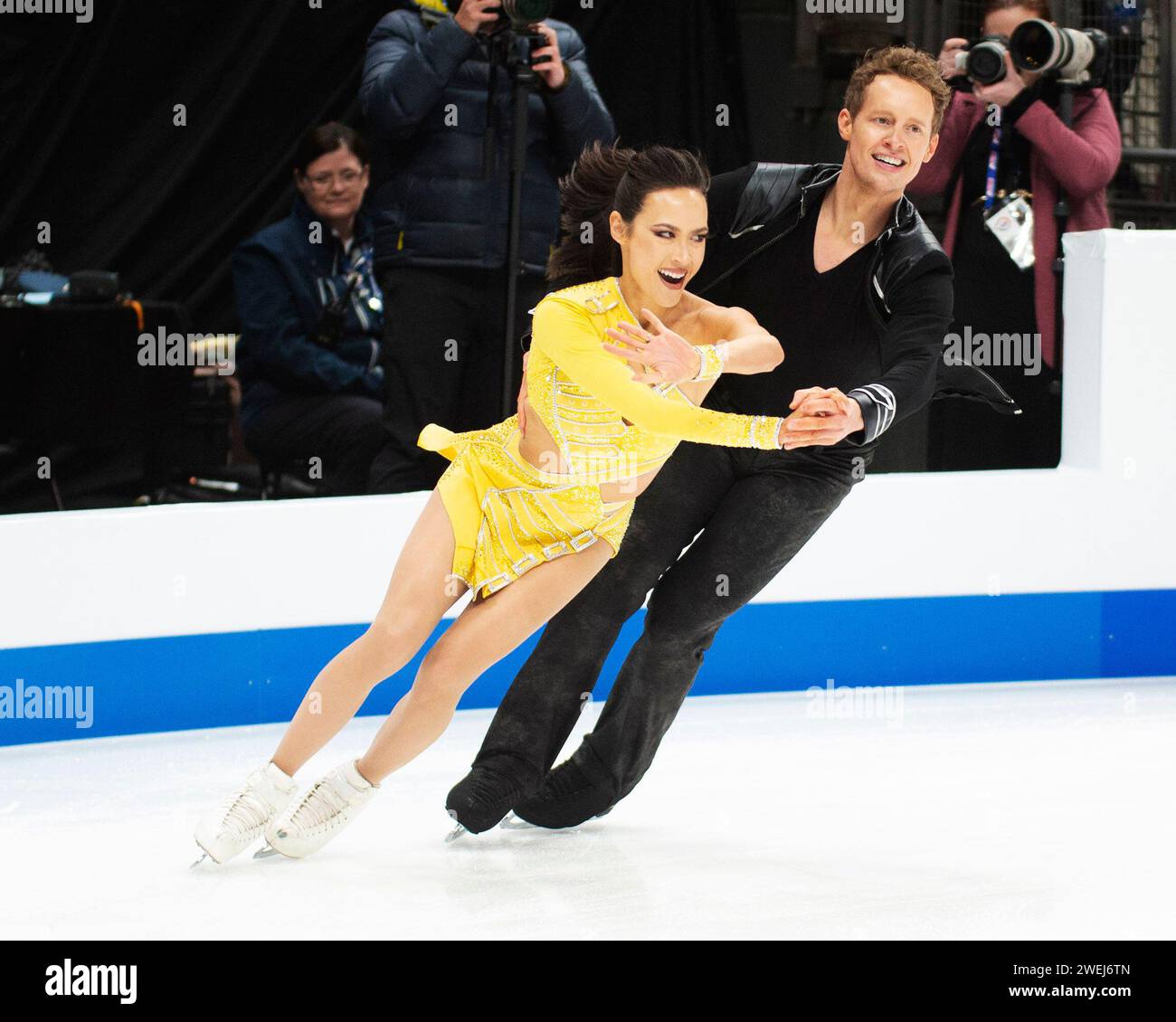 Columbus, Ohio, United States. 25th January, 2024. Madison Chock and