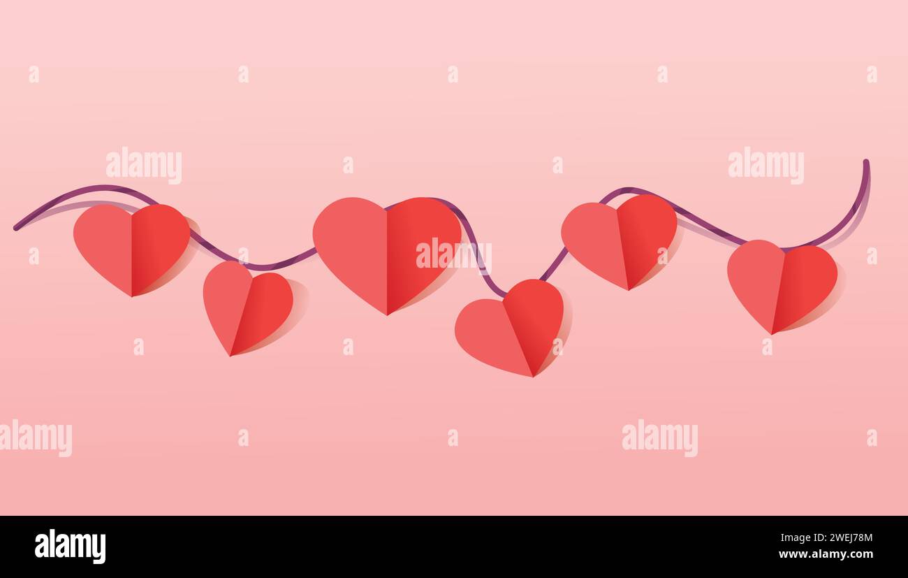 Valentines day, banner vectorial art Stock Vector Image & Art - Alamy