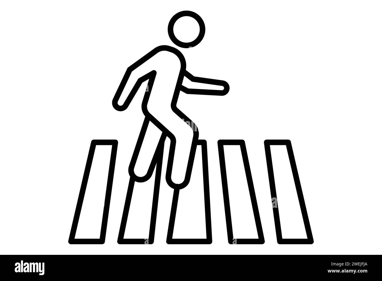Pedestrian Crossing icon. icon related to pedestrian pathways, public