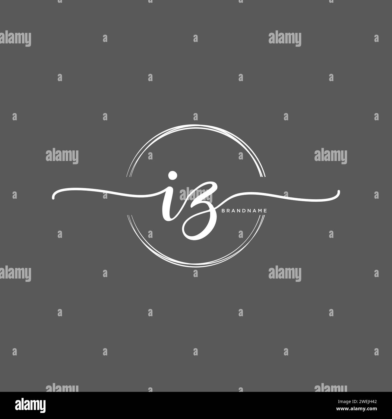 Iz icon Stock Vector Images Alamy