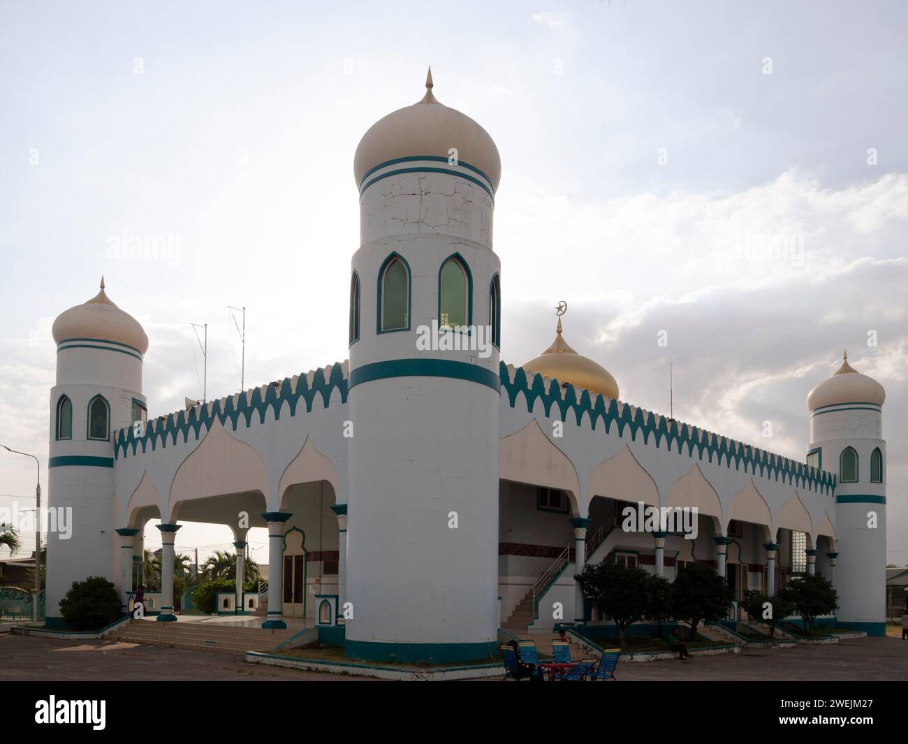 Nour L Ehsan Mosque in Xuan Loc District, Dong Nai Province. It is the second largest mosque in Vietnam Stock Photo