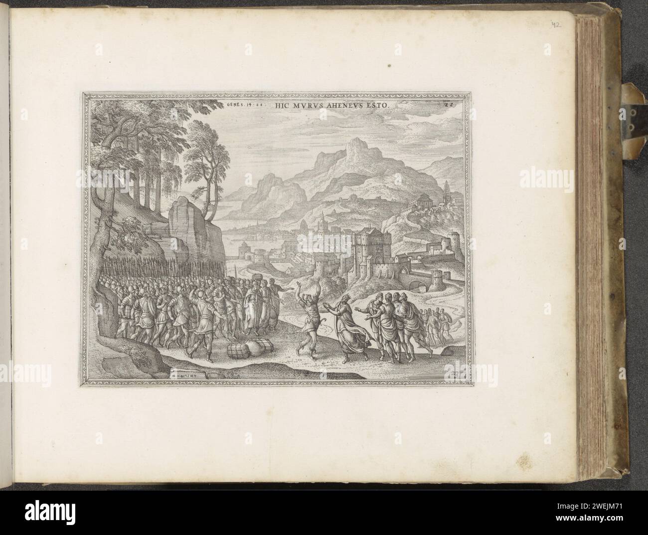 Abraham and the King of Sodom, 1653 1654 print The king of Sodom meets Abraham in the