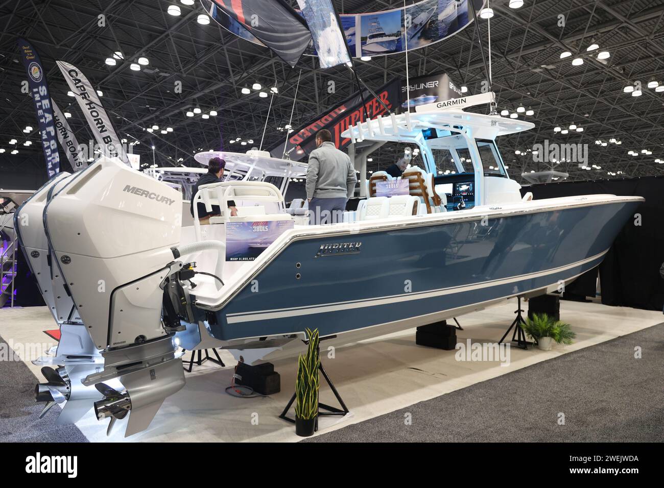 Nyc NY USA 25th Jan 2024 New New York Boat Show In New York   Nyc Ny Usa 25th Jan 2024 New New York Boat Show In New York January 25 2024 New York Usa The Ny Boat Show Is Held In Javits Center From January 24 To 28 Showing United States And International Business Stuff Related To Boats Construction Canoeing Diving Motor Boats Water Sport Clothing Shipping Sports And Leisure With The Presence Of Many People From Around The World Credit Jose Franciscothenews2 Foto Jos Franciscothenews2zumapress Credit Image Jose Franciscothenews2 Via Zuma Press Wire Editorial Usage Only! Not For Commercial Usage! 2WEJWDA 