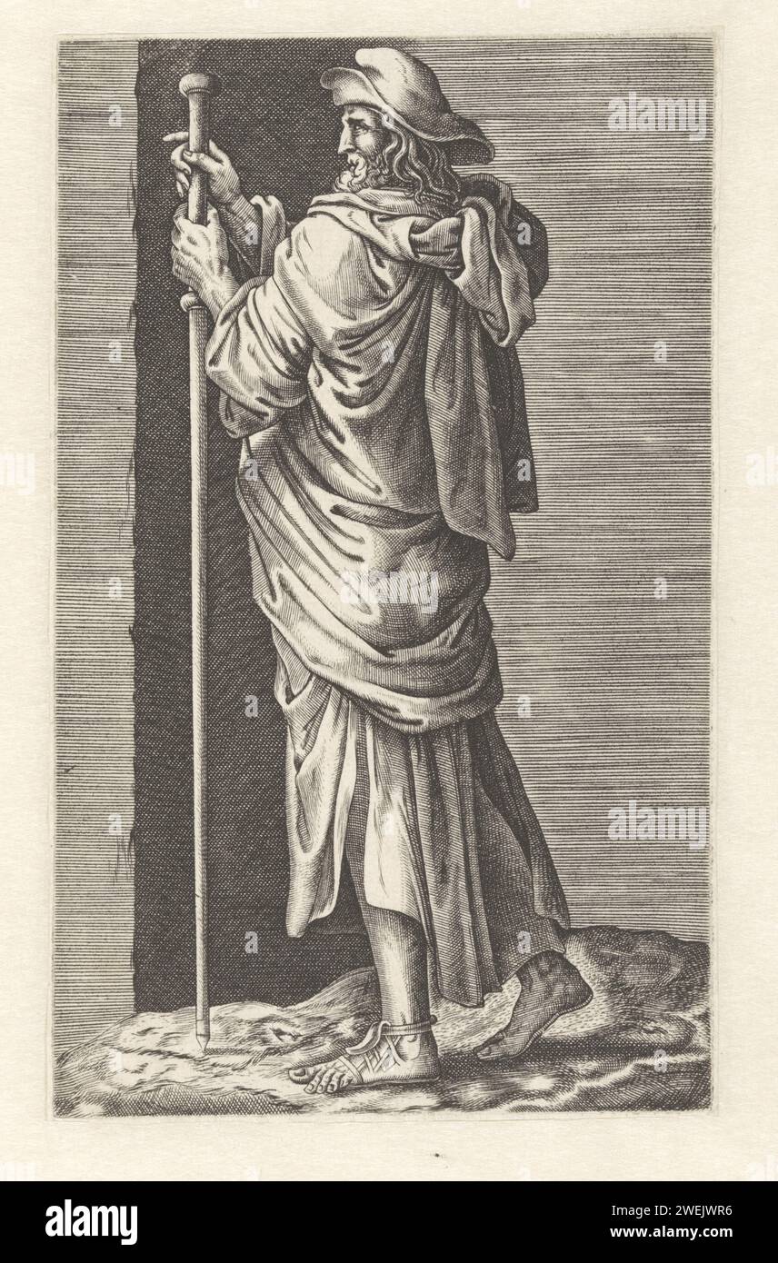 James Disciple Shell James the superior, c. 1555 - c. 1565 print The apostle James the ...