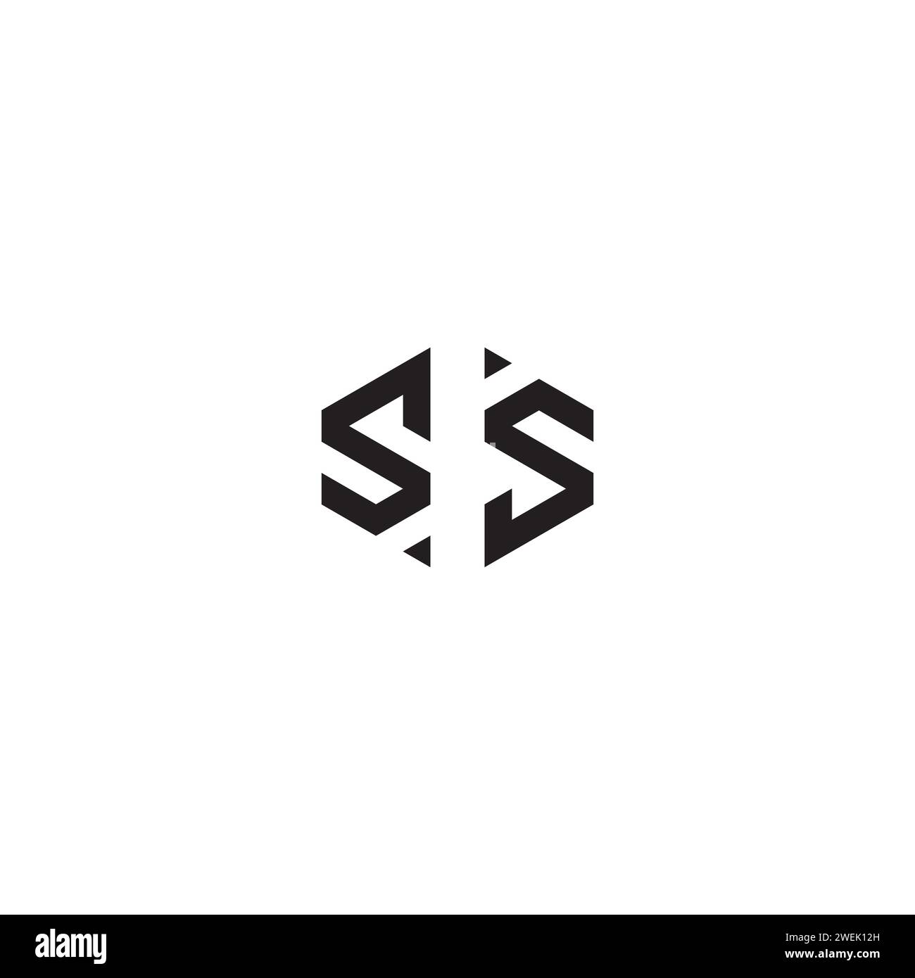Ss logo in round hi-res stock photography and images - Alamy