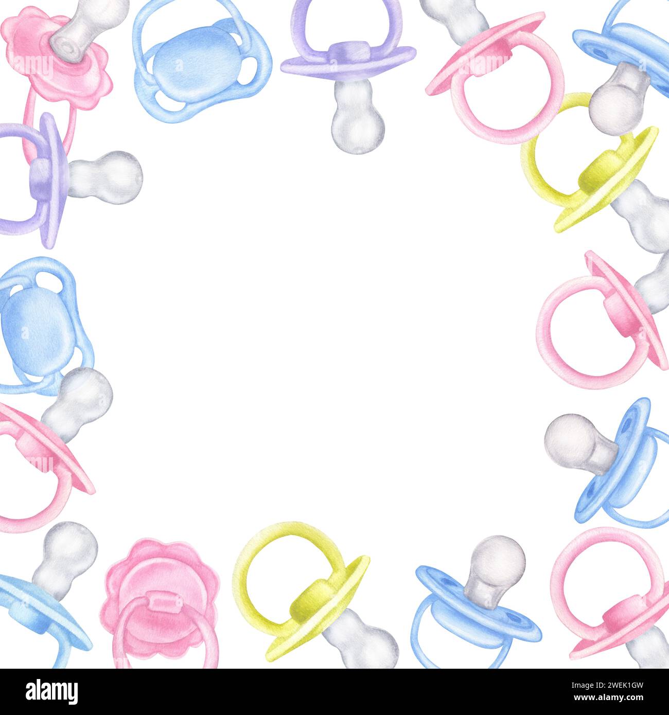 Blue pacifier clipart hi-res stock photography and images - Alamy