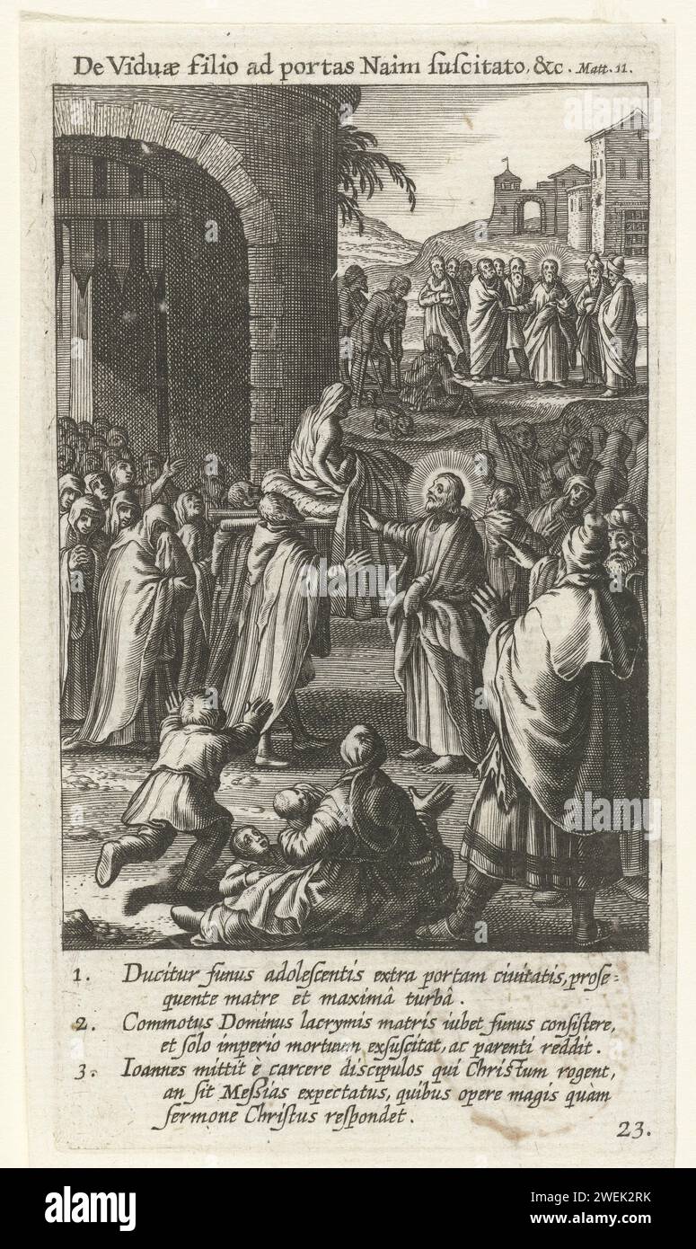 The Revival Of The Son Of The Widow In Nain Bo tius Adamsz Bolswert The revival of the son of the widow in nain bo tius adamsz bolswert