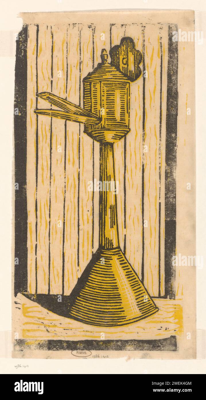 Lantaarn, Reinier Willem Petrus de Vries (1874-1953), 1884 - 1952 print   Japanese paper  lantern Stock Photo