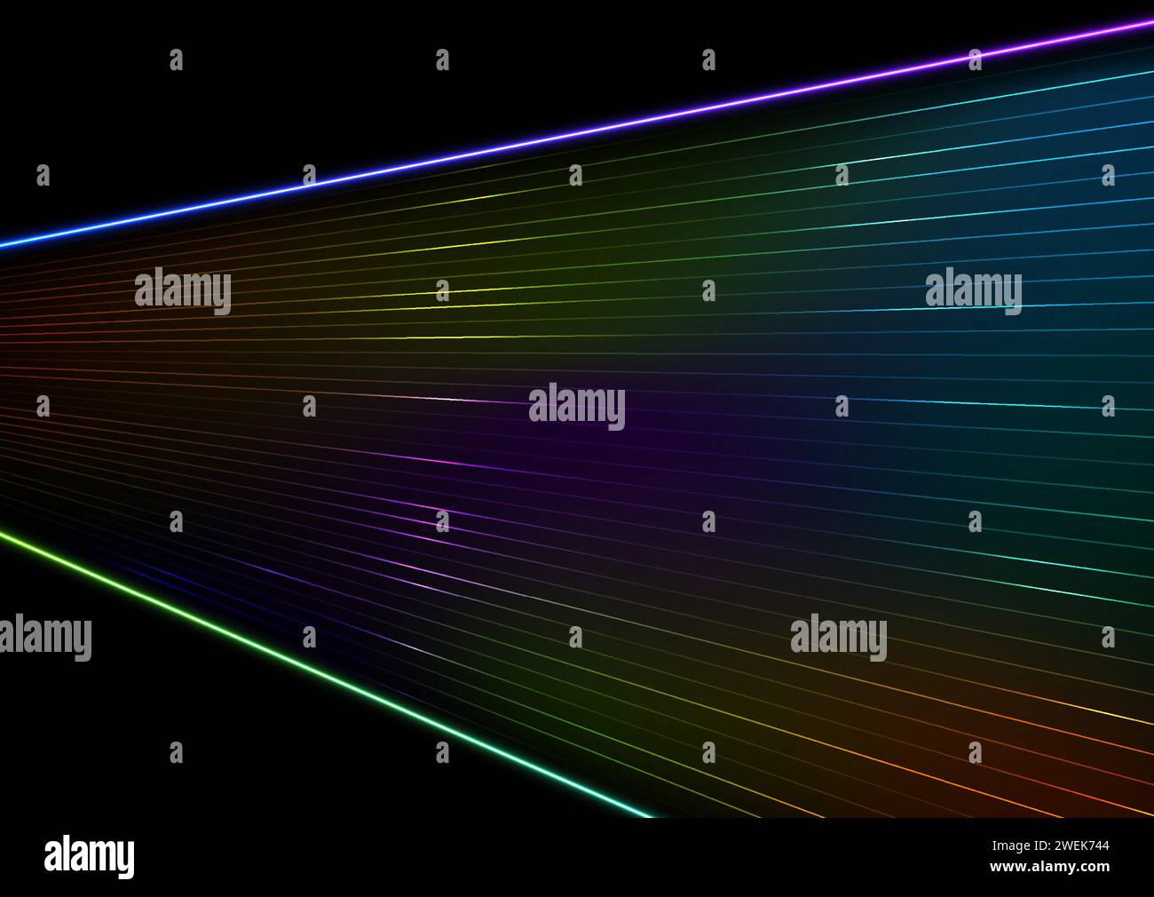 Colorful neon laser lines abstract geometric tech background ...