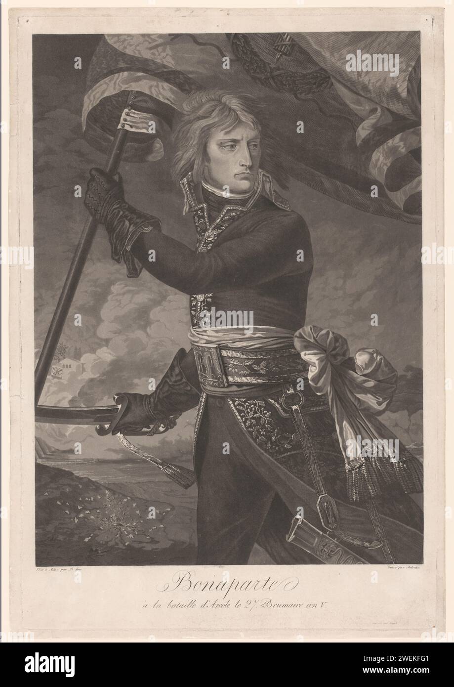 Portret van Napoleon Bonaparte Bij of Slag Van Arcole, François ...