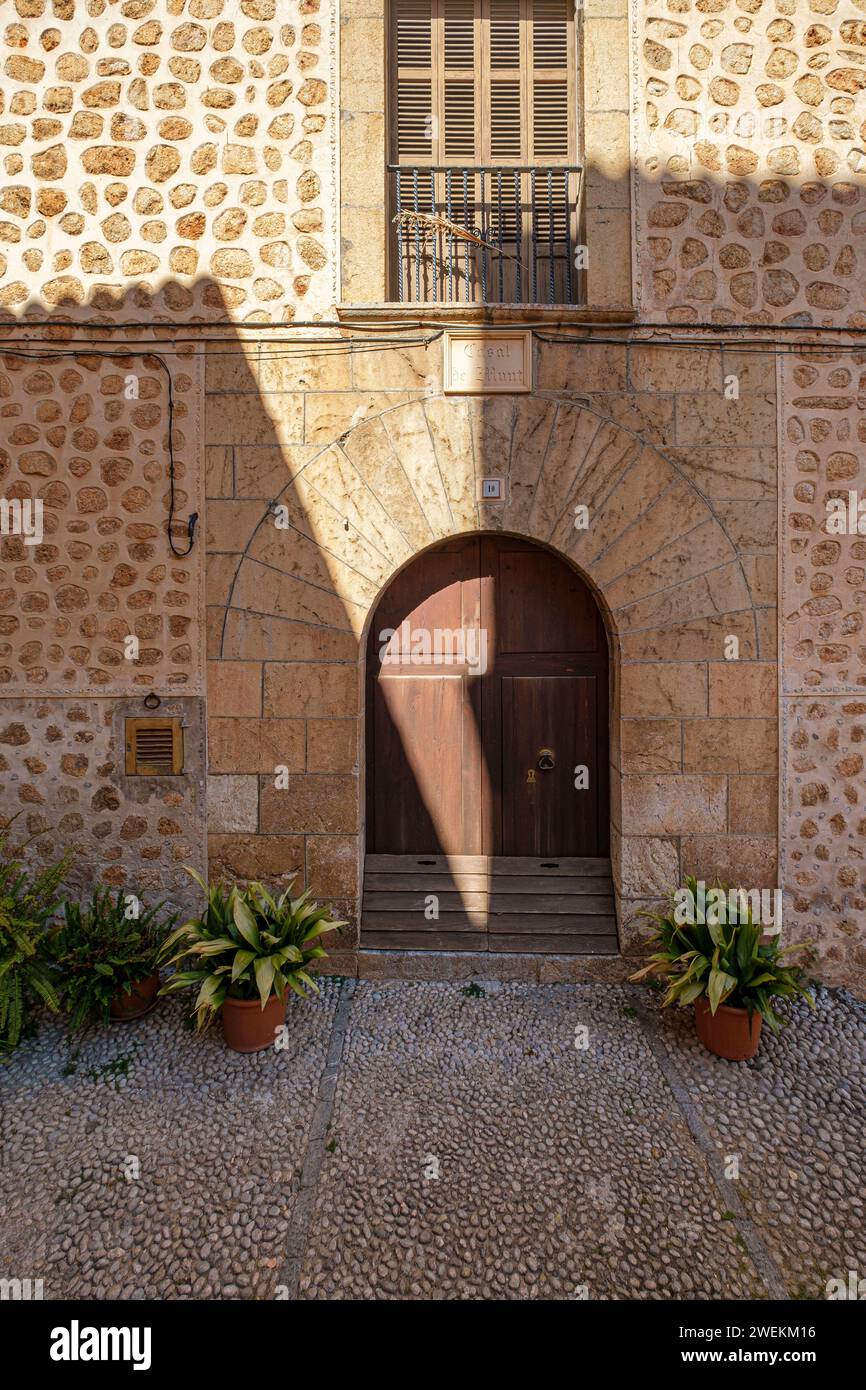 Casal de Amunt, Fornalutx, Mallorca, Balearic Islands, Spain Stock Photo