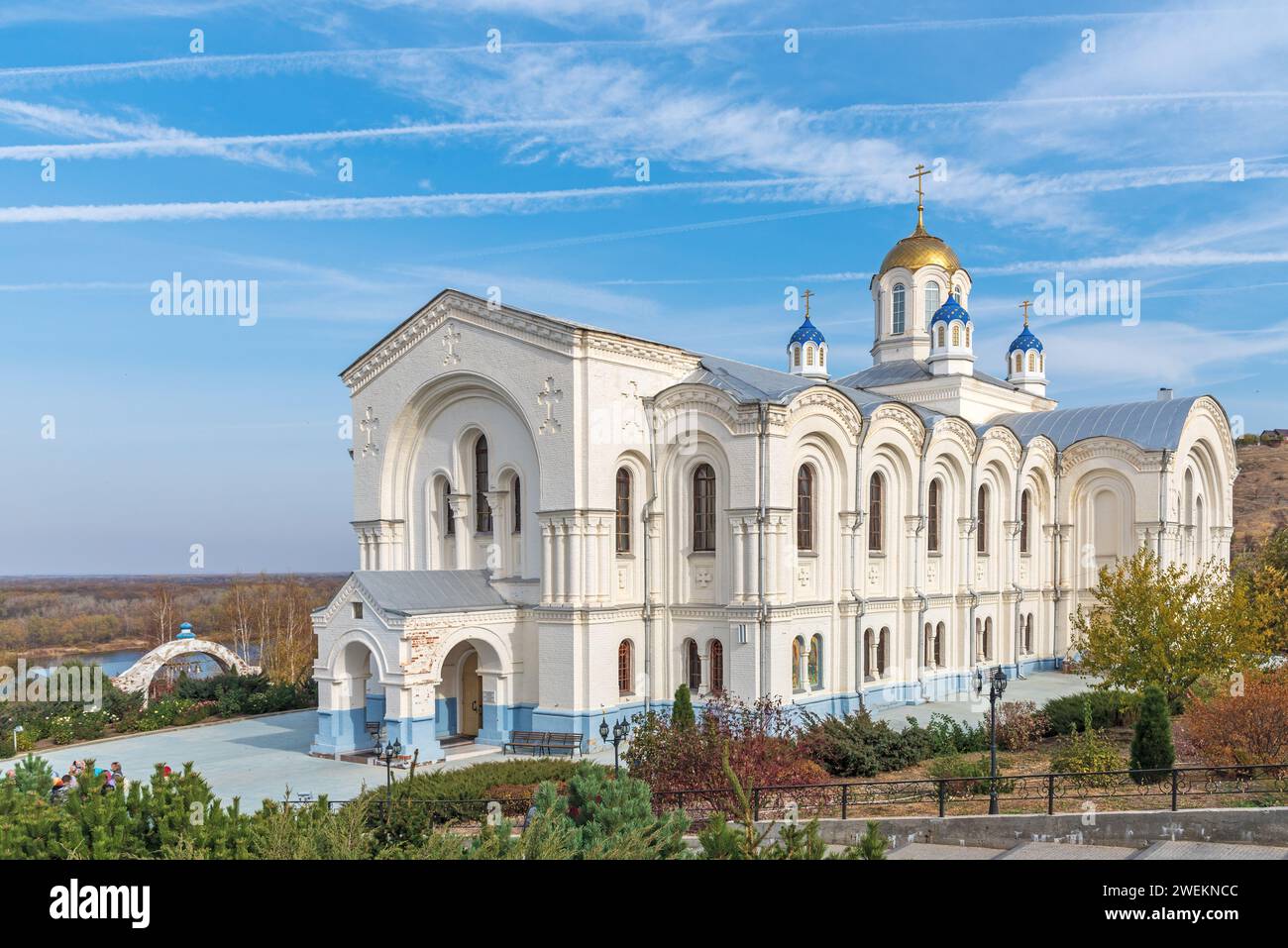 Ust-Medveditsky Spaso-Preobrazhensky Monastery. Serafimovich. Volgograd region. Russia Stock Photo