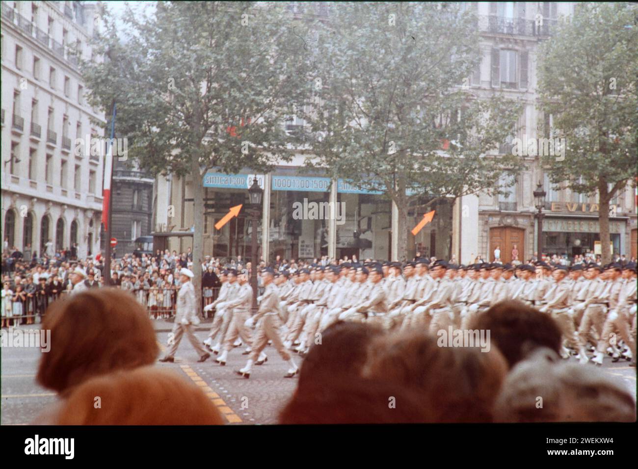 Paris FR, Paris, Frankreich, 20240101, Aufnahme, ca.1970, Militärparade