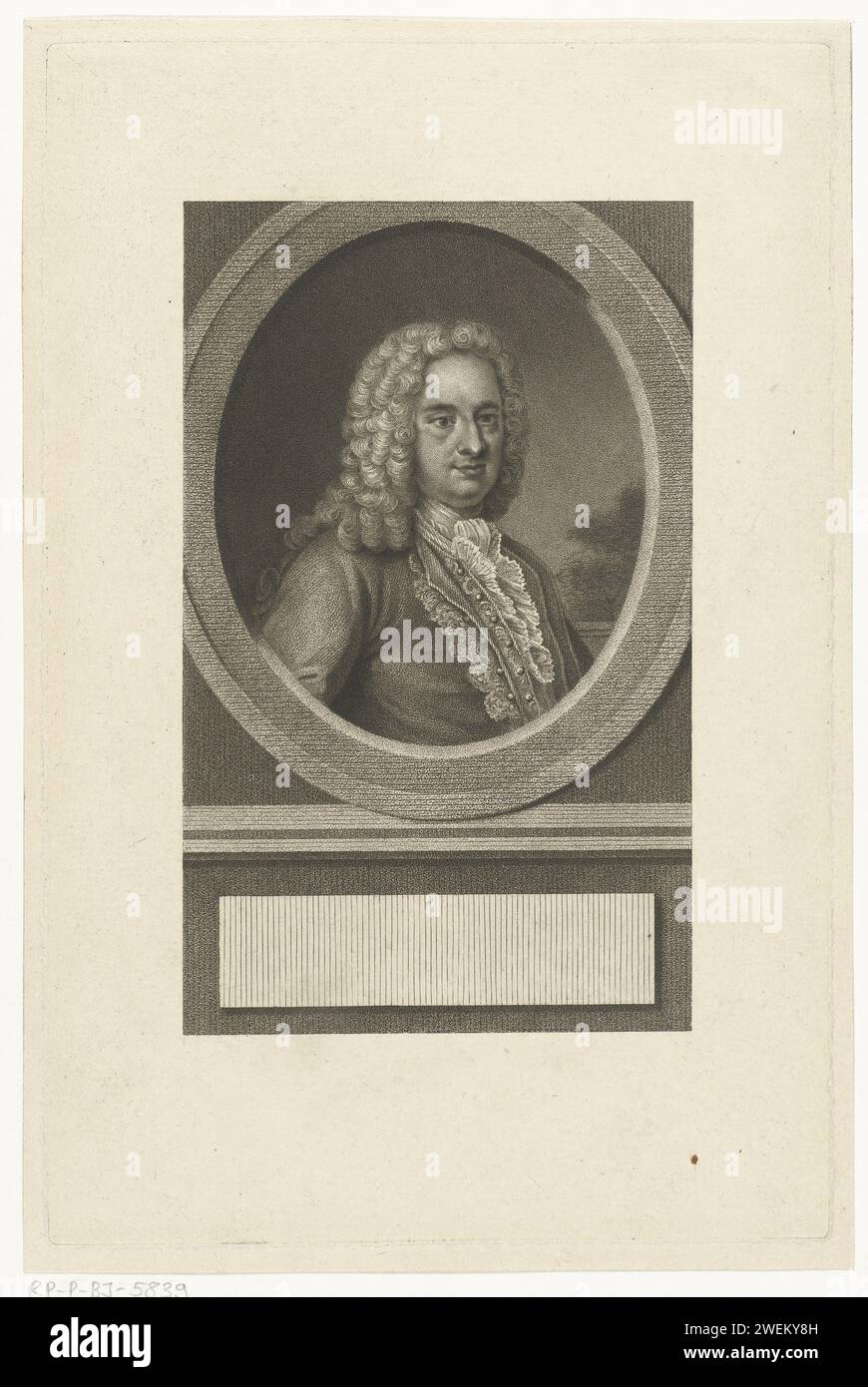 Portrait of Frans van der Meer Dutch ambassador in Spain, Lambertus ...