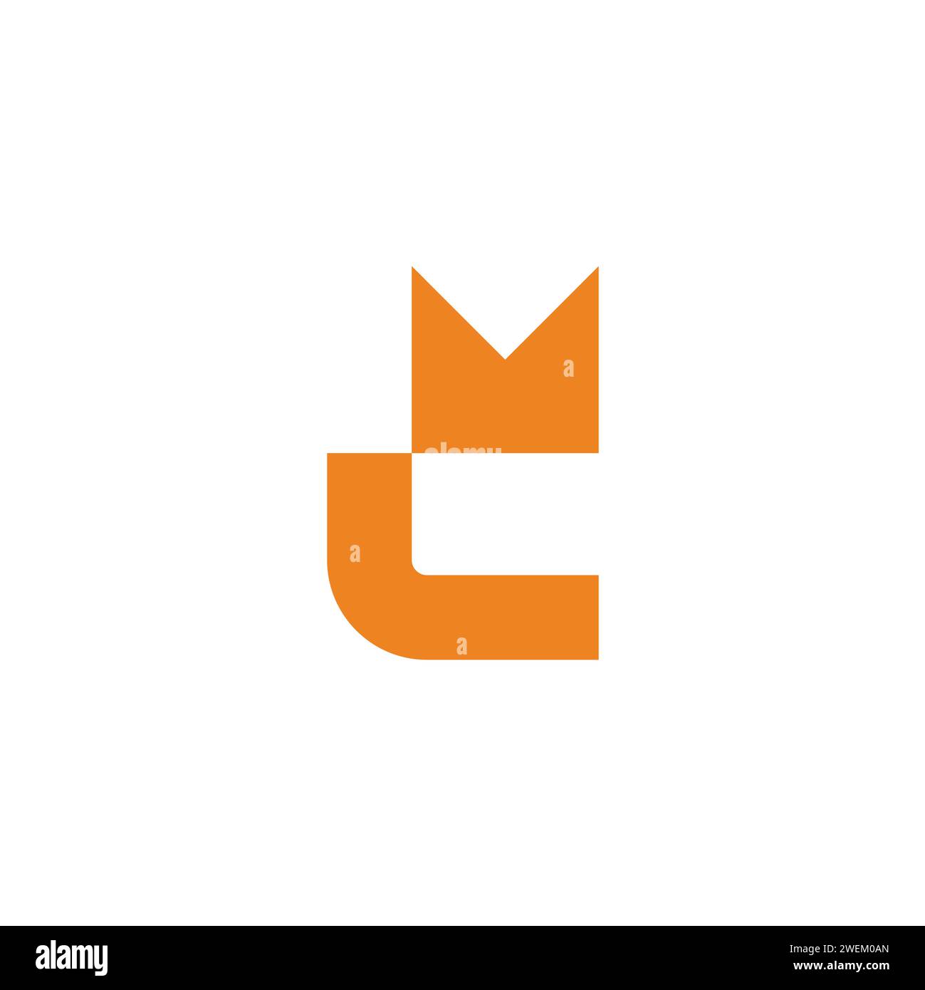 letter c abstract king crown cute logo vector Stock Vector Image & Art ...