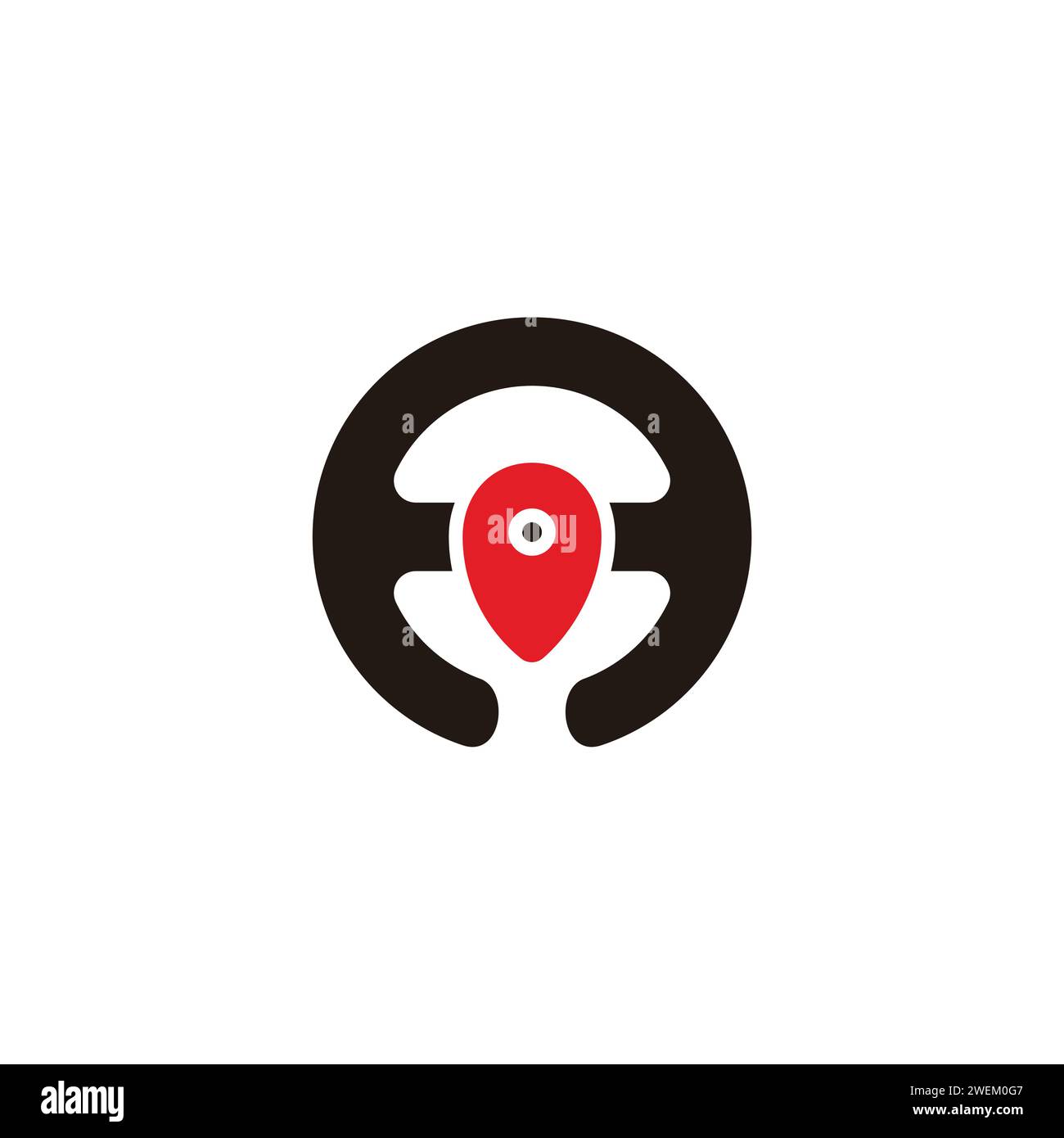 steering wheel pin location symbol vector Stock Vector Image & Art Alamy