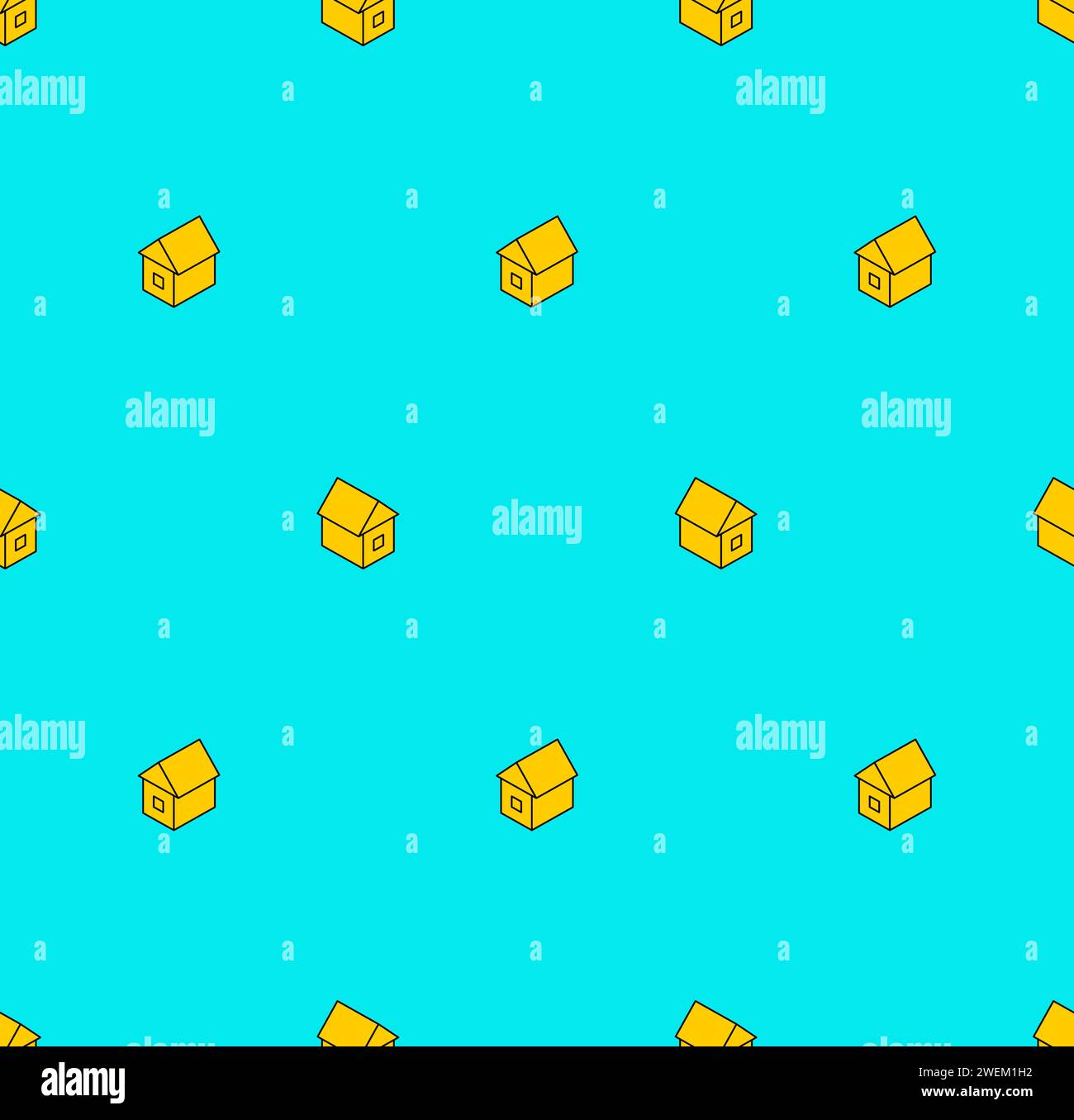 House pattern seamless. Home background Stock Vector Image & Art - Alamy