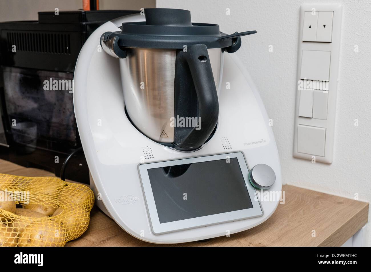 Bavaria, Germany January 19, 2024 Vorwerk Thermomix food processor