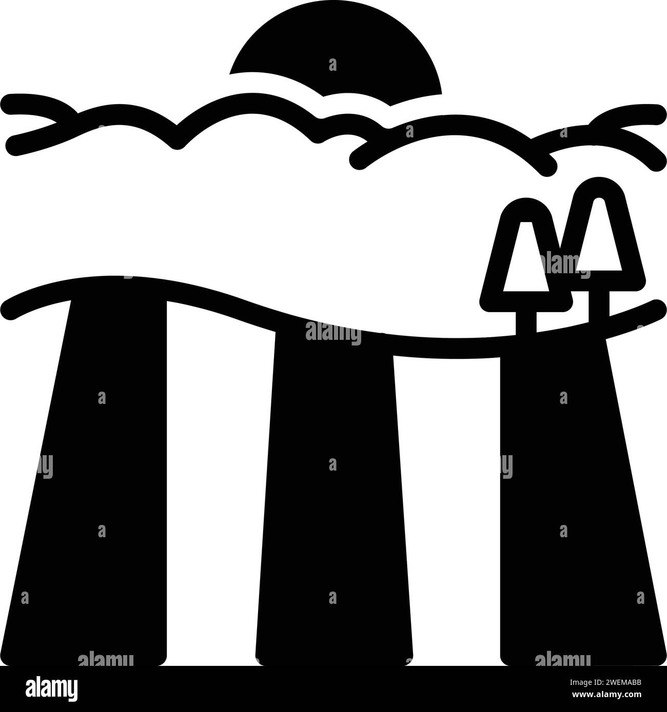 Icon for farm,field Stock Vector