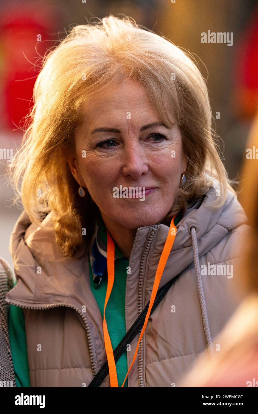 Northern Irish subpostmistresses Maureen McKelvey arrives at Aldwych ...